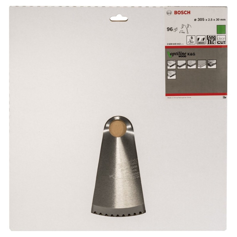 Bosch PRO Wood Daire Test. Bıç. 305*30 mm 96 D G