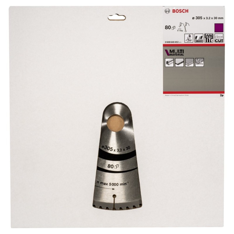 Bosch PRO MM Daire Test. Bıç. 305*30 mm 80 D G