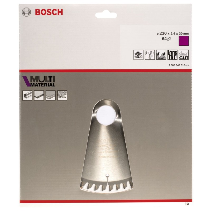 Bosch PRO MM Daire Test. Bıç. 230*30 mm 64 D E