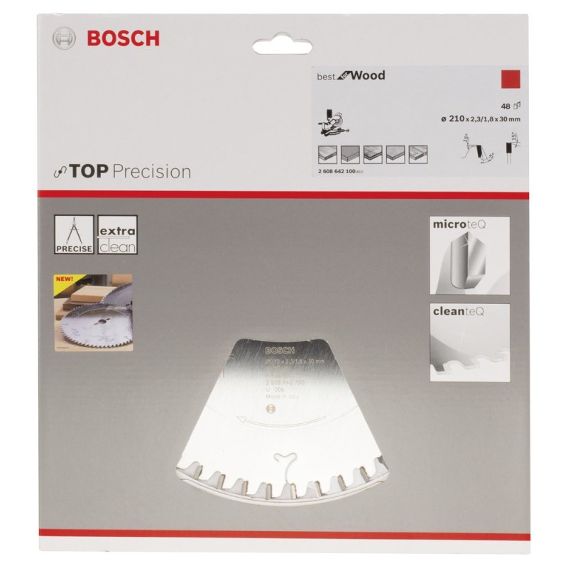 Bosch BFW Daire Test.Bıç. 210*30 mm 48 D G