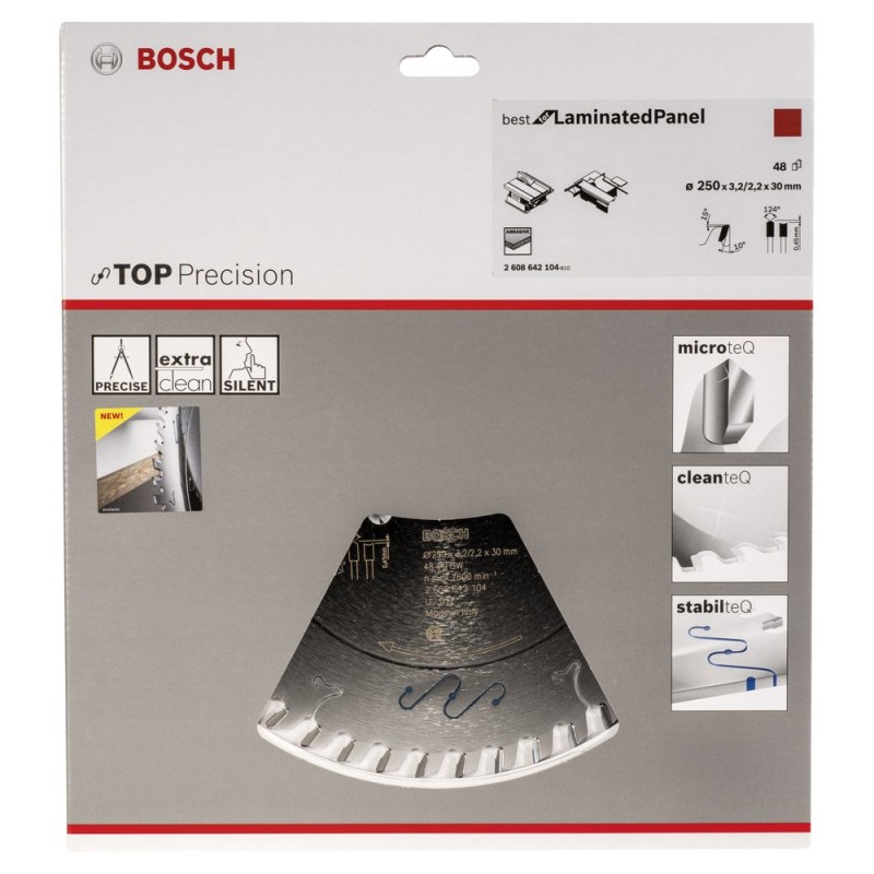 Bosch BLP Daire Test.Bıç Abr 250*30 mm 48 D T