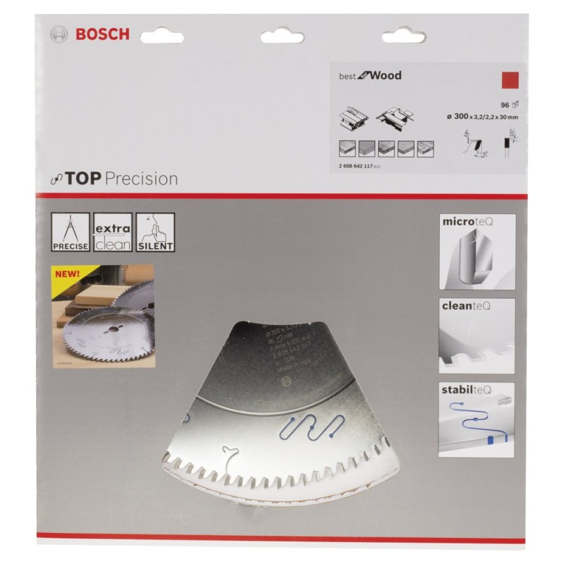 Bosch BFW Daire Test.Bıç. 300*30 mm 96 D T