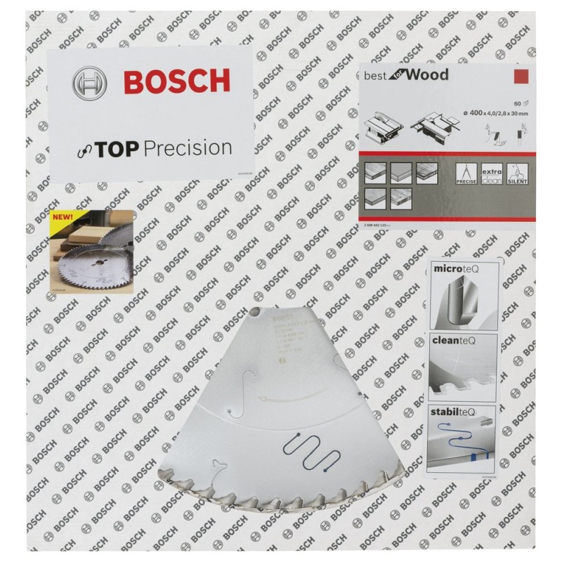 Bosch BFW Daire Test.Bıç. 400*30 mm 60 D T