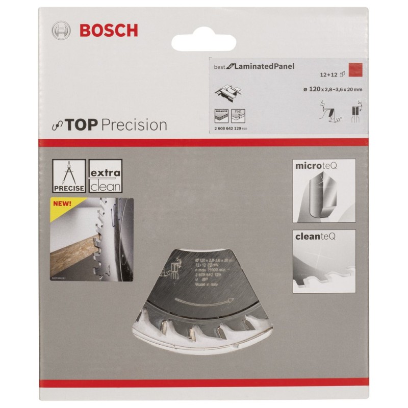 Bosch BLP Daire Test.Bıç. Çiz.120*20 mm12+12 D