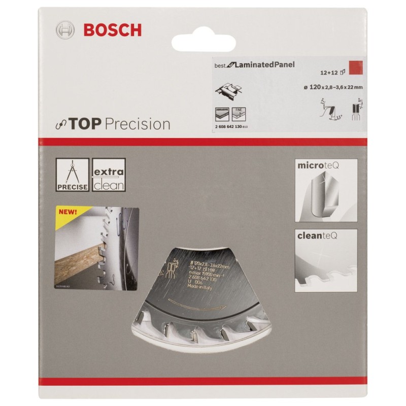 Bosch BLP Daire Test.Bıç. Çiz.120*22 mm12+12 D