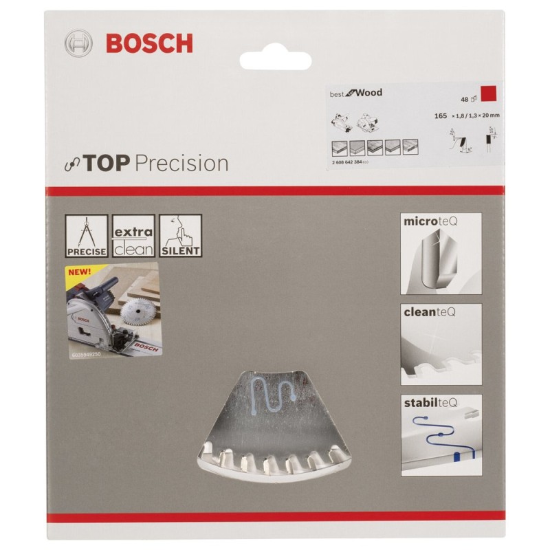 Bosch BFW Daire Test.Bıç. 165*20 mm 48 D E