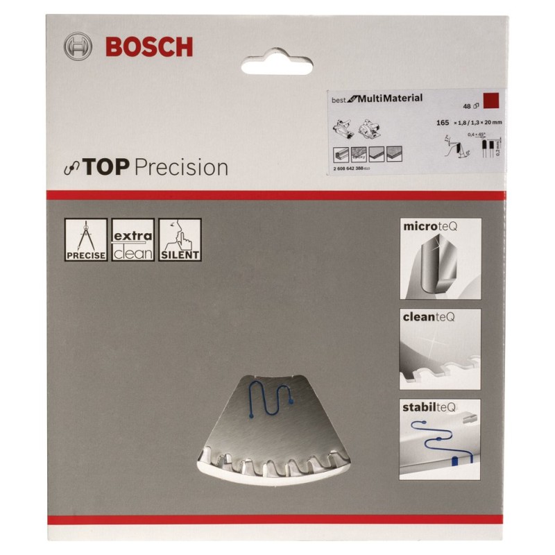 Bosch BMM Daire Test. Bıç. 165*20 mm 48 D E