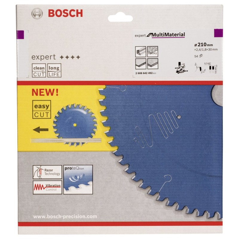 Bosch EXMM Daire Test. Bıç. 210*30 mm 54 D G