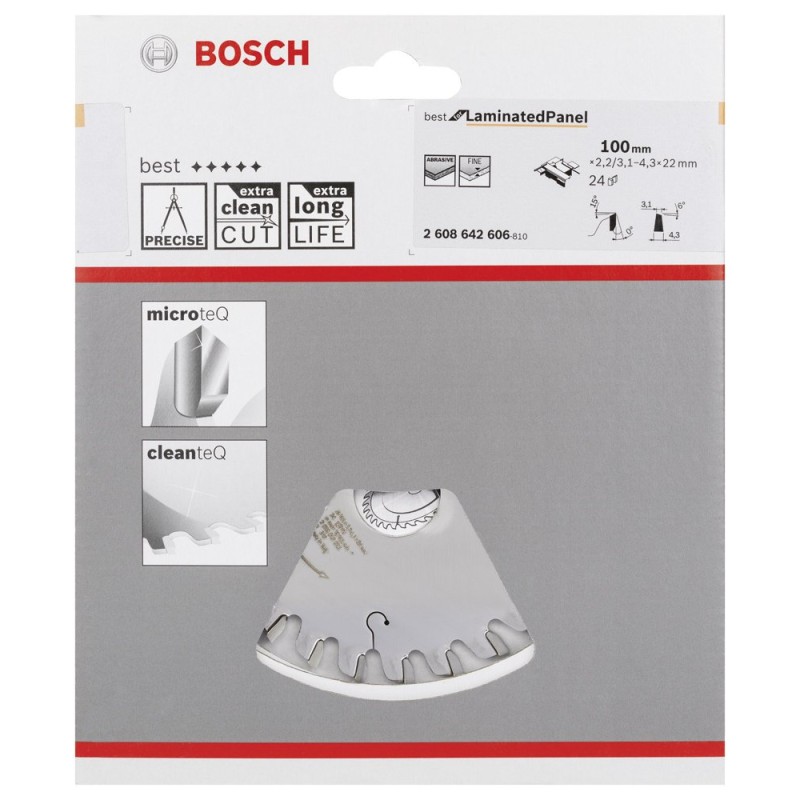 Bosch BLP Daire Test.Bıç. Çiz. 100*22 mm 24 D