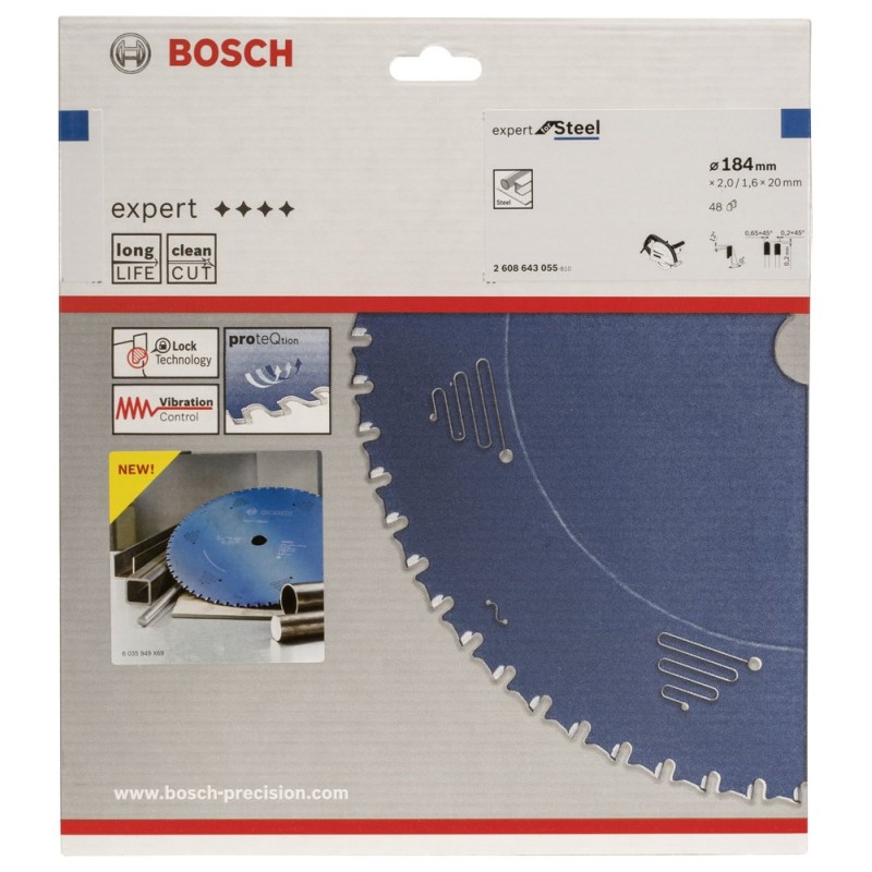 Bosch EXST Daire Test. Bıç. 184*20 mm 48 D E