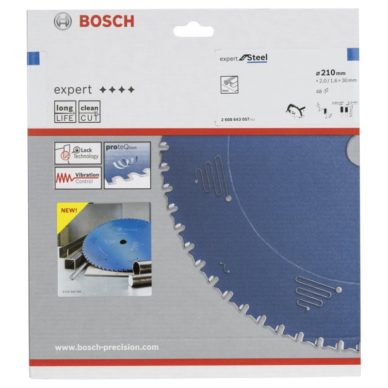 Bosch EXST Daire Test. Bıç. 210*30 mm 48 D E