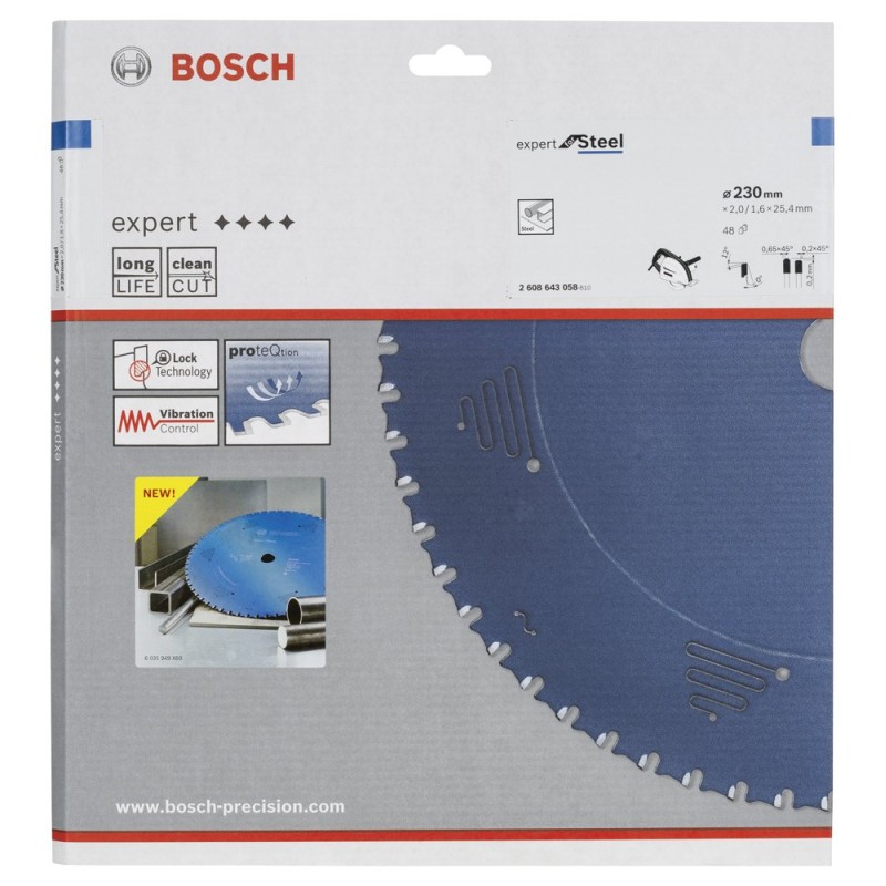 Bosch EXST Daire Test Bıç 235*25,40 mm 48 D E