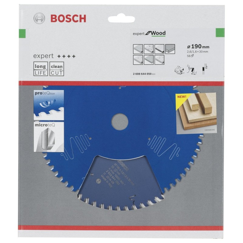 Bosch EXW Daire Test. Bıç. 190*30 mm 56 D E