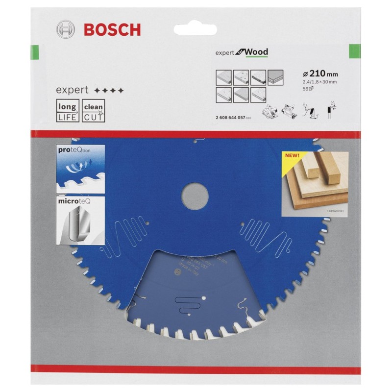 Bosch EXW Daire Test. Bıç. 210*30 mm 56 D E