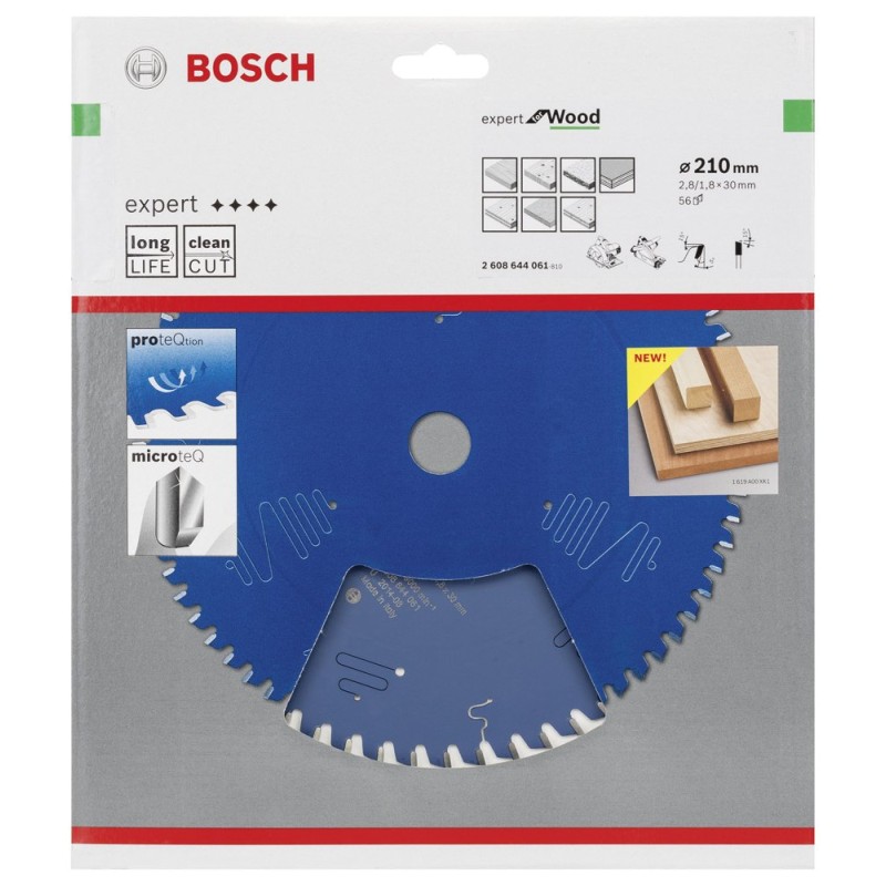 Bosch EXW Daire Test. Bıç. 210*30 mm 56 D E