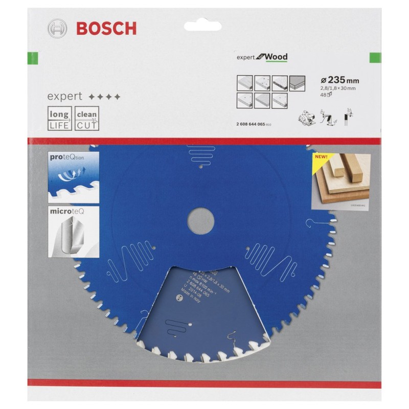 Bosch EXW Daire Test. Bıç. 235*30 mm 48 D E