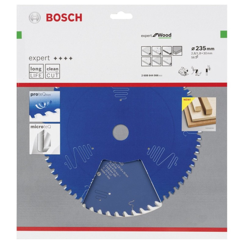 Bosch EXW Daire Test. Bıç. 235*30 mm 56 D E