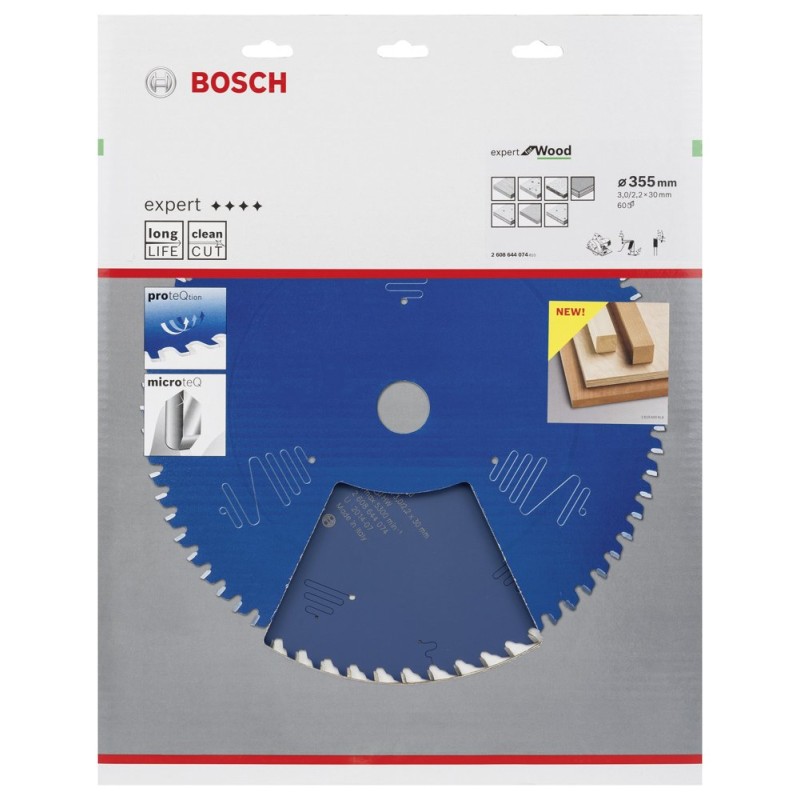 Bosch EXW Daire Test. Bıç. 355*30 mm 60 D E