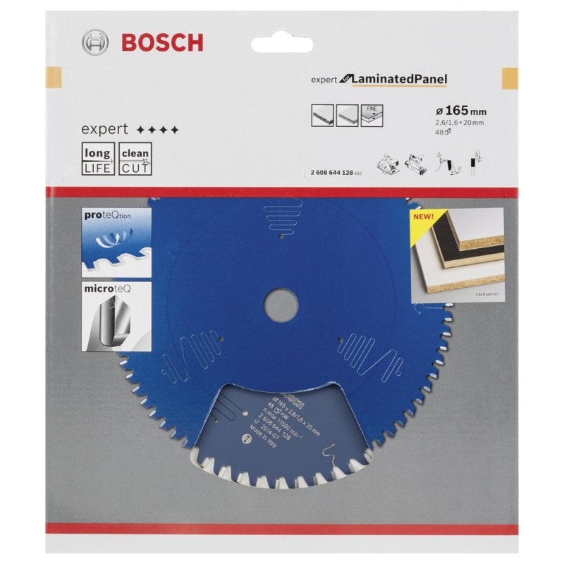 Bosch EXLP Daire Test. Bıç. 165*20 mm 48 D E