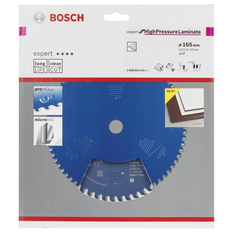 Bosch EXHPL Daire Test. Bıç. 165*20 mm 48 D E