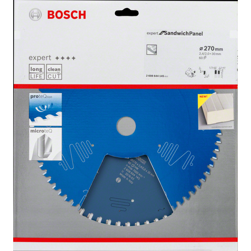 Bosch EXSP Daire Test. Bıç. 270*30 mm 60 D E