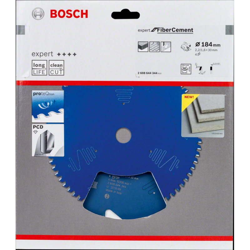Bosch EXFCT Daire Test. Bıç. 184*30 mm 4 D E