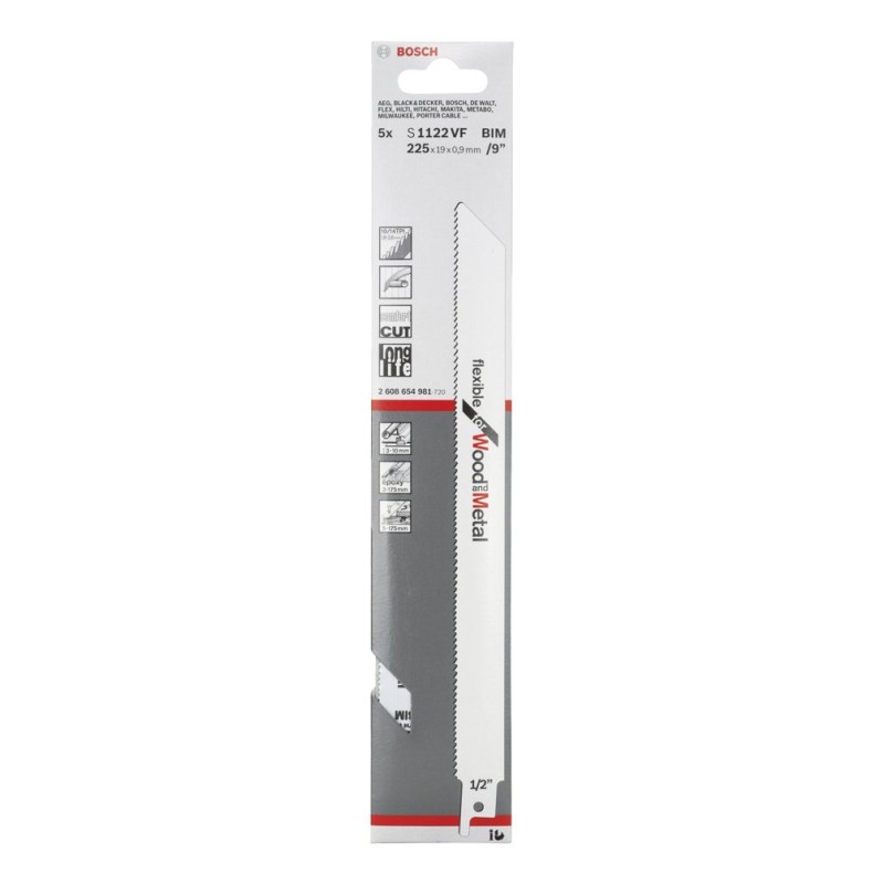 Bosch Panter Testere FlexforW&M S1122VF 5 li