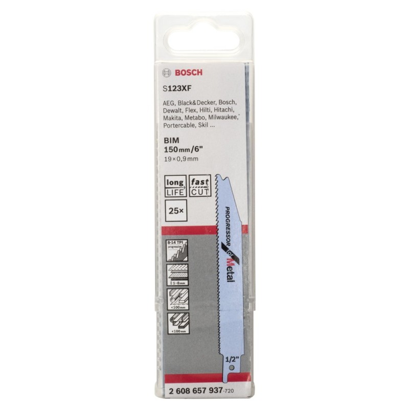 Bosch Panter Testere ProgforMetal S123XF 25 li