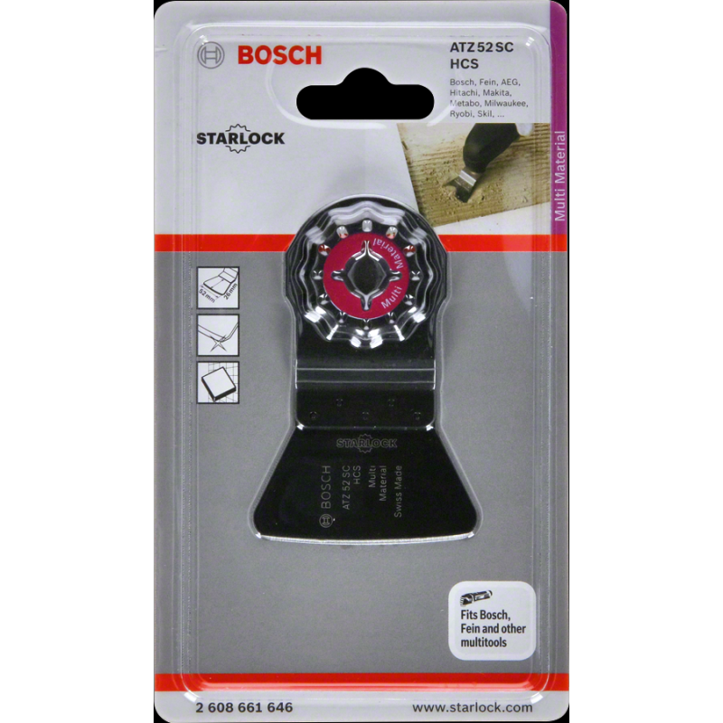 Bosch Starlock Testere Ucu MM ATZ 52 SC 1 li