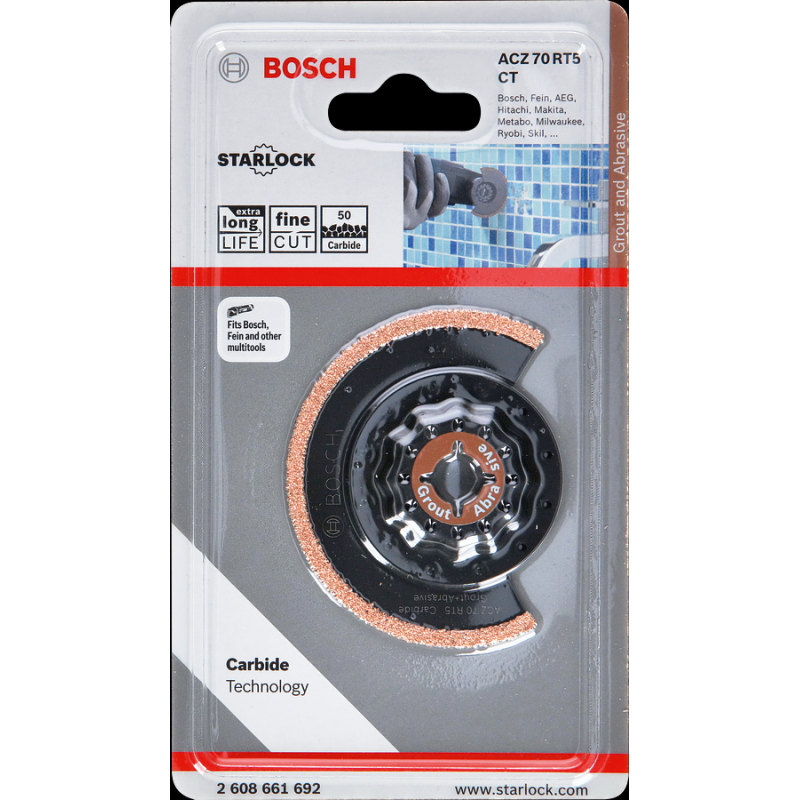 Bosch Starlock Testere Ucu GA ACZ 70 RT5 1 li