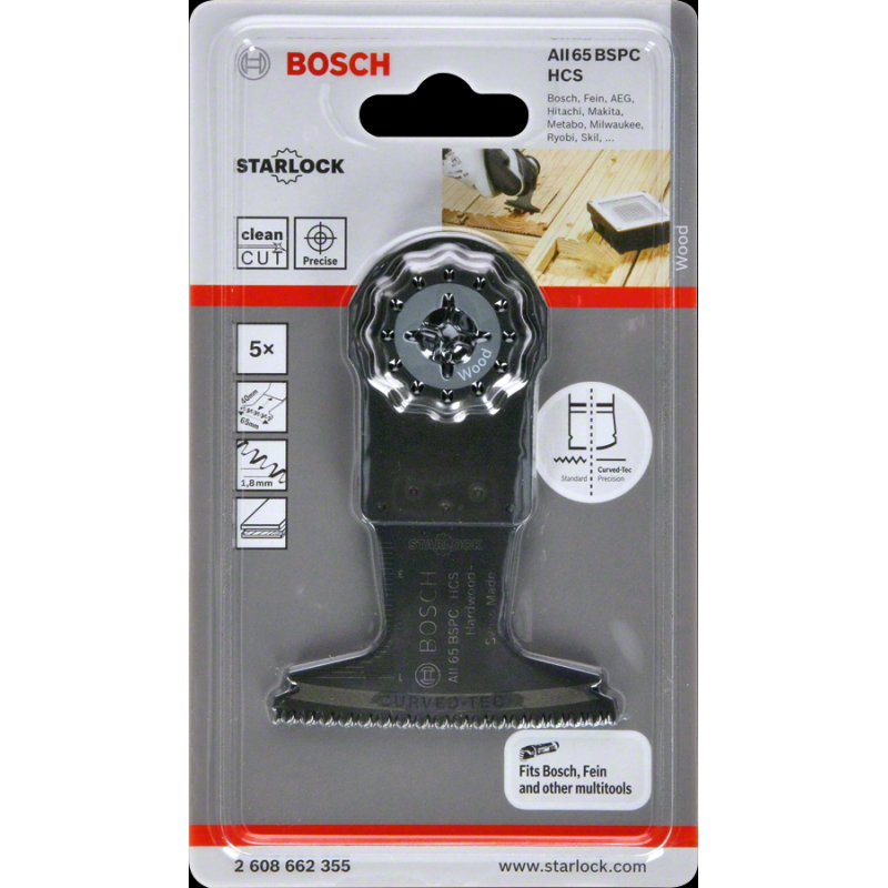 Bosch Starlock Testere Ucu HW AII 65 BSPC 5 li