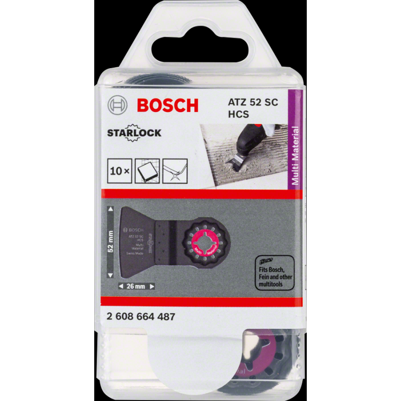 Bosch Starlock Testere Ucu MM ATZ 52 SC 10 lu