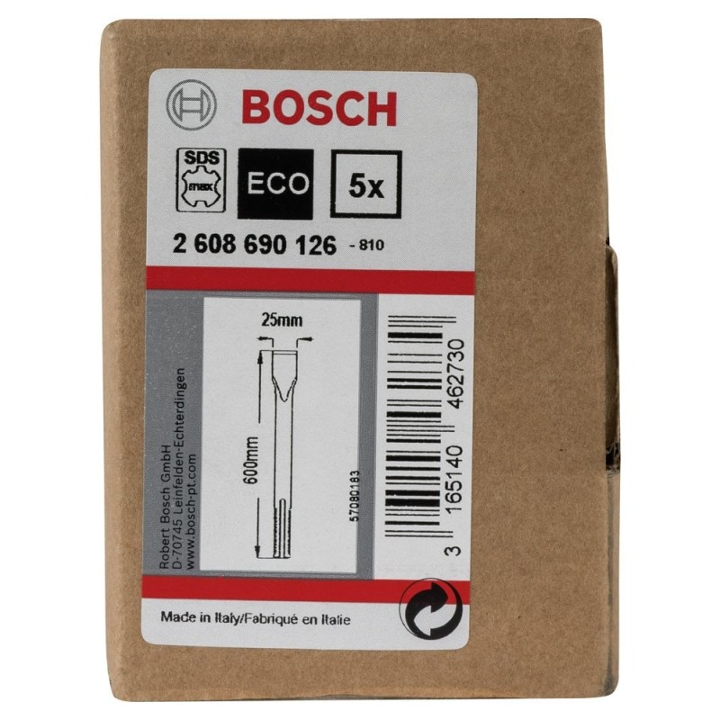 Bosch PRO SDS-Max-4C Yassı Keski 600*25 mm 5 li
