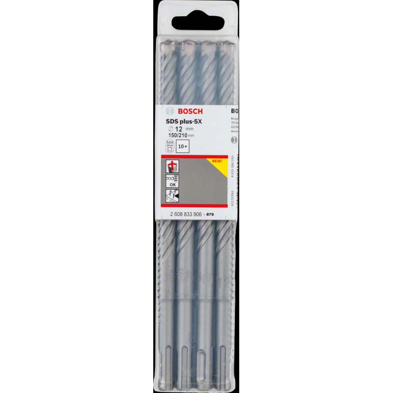 Bosch PRO SDS-Plus-5X K-Delici Ucu 12*210 mm 10 lu