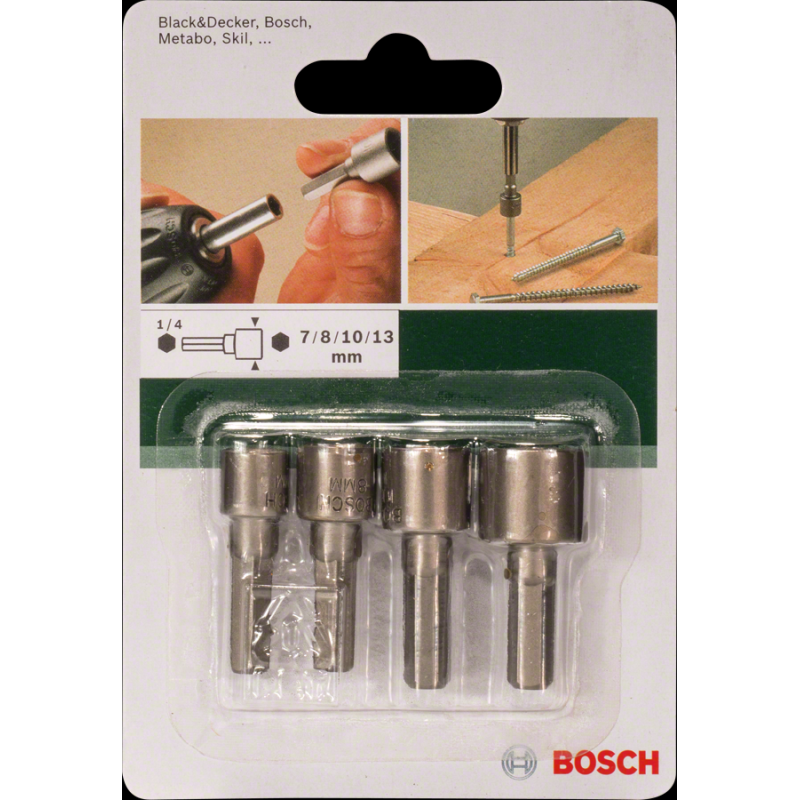 Bosch DIY Lokma Anahtar Ucu Seti 4 lü