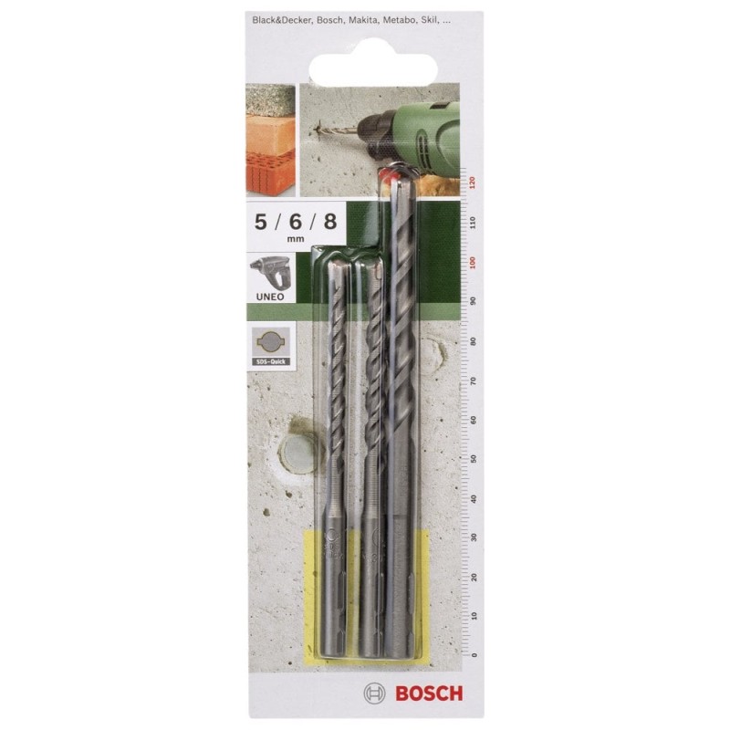 Bosch SDS-Q Beton Matkap Uç Set 5-6-8 mm