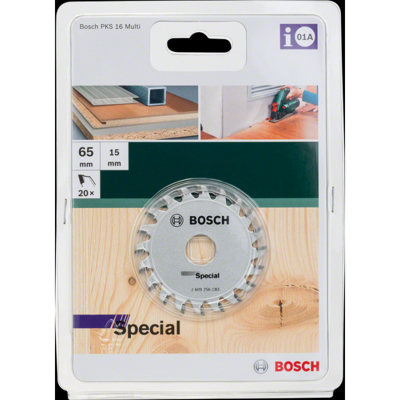 Bosch MM Daire Test. Bıç. 65*15 mm 15 D PKS 16