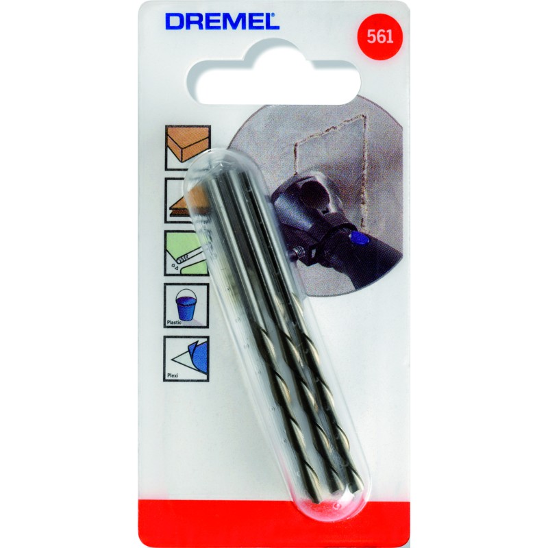Dremel DREMEL ÇOK AMAÇLI SPİRAL KESME UÇLARI 3,2 MM (561) 3 LÜ