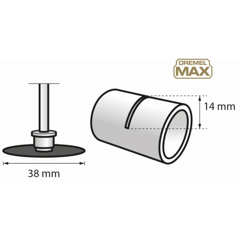 Dremel DREMEL MAX EZ SPEEDCLIC: METAL KESME DİSKİ 38 MM (SC456DM)