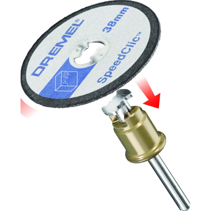 Dremel DREMEL EZ SPEEDCLIC: PLASTİK KESME DİSKLERİ 38 MM (SC476) 5 Lİ